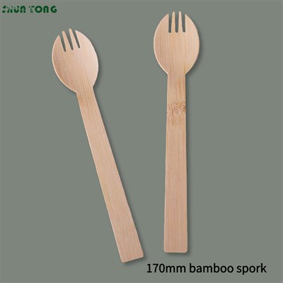Spork bambú indiúscartha